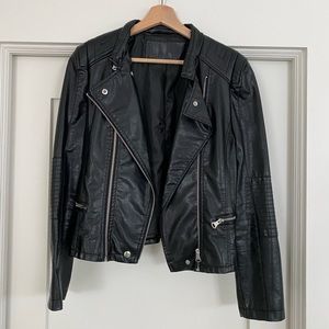 Faux Leather Jacket
